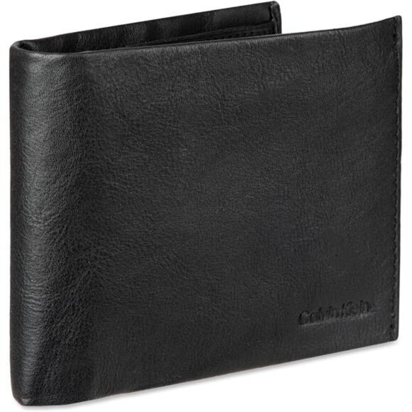 Men's RFID Leather Minimalist Bifold Wallet with Multiple Card Slots - Picture 2 of 7